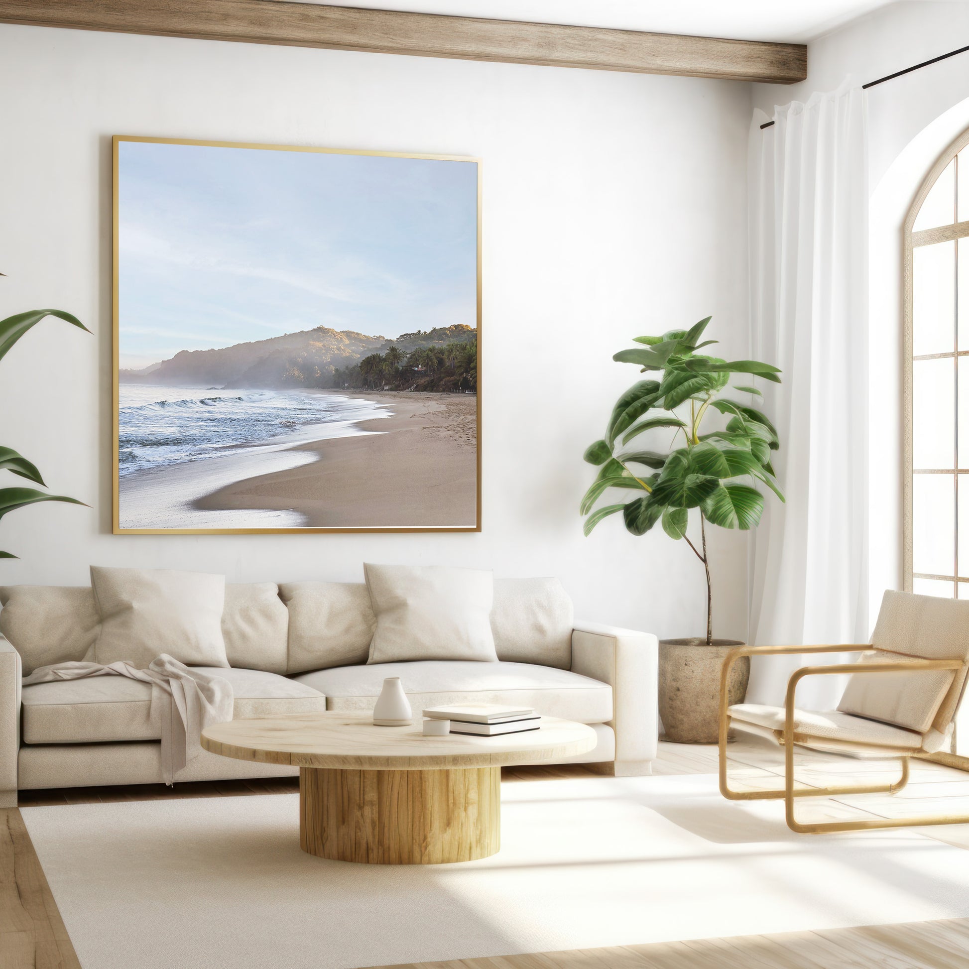 Sayulita Ocean Canvas | Sayulita Ocean Print | 17 Mile