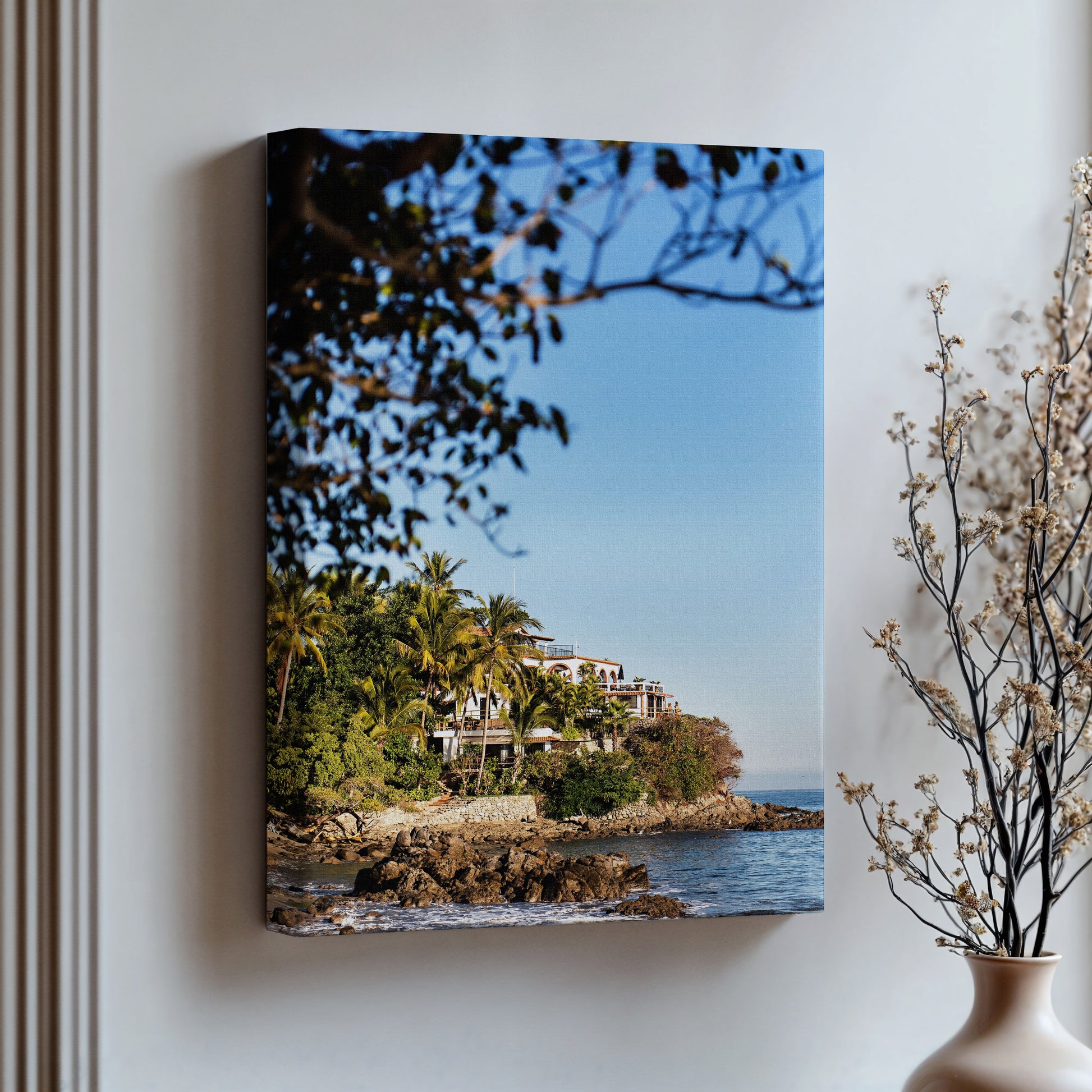Sayulita Beach House Print | Sayulita Beach House Canvas | 17 Mile