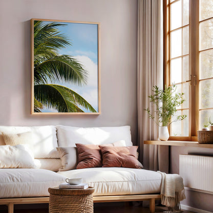 Palm Leaves Cancun Print