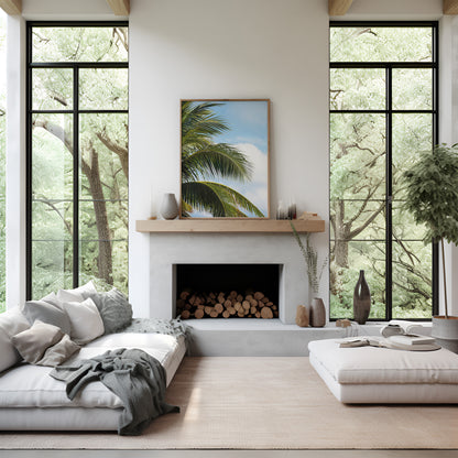 Palm Leaves Cancun Print