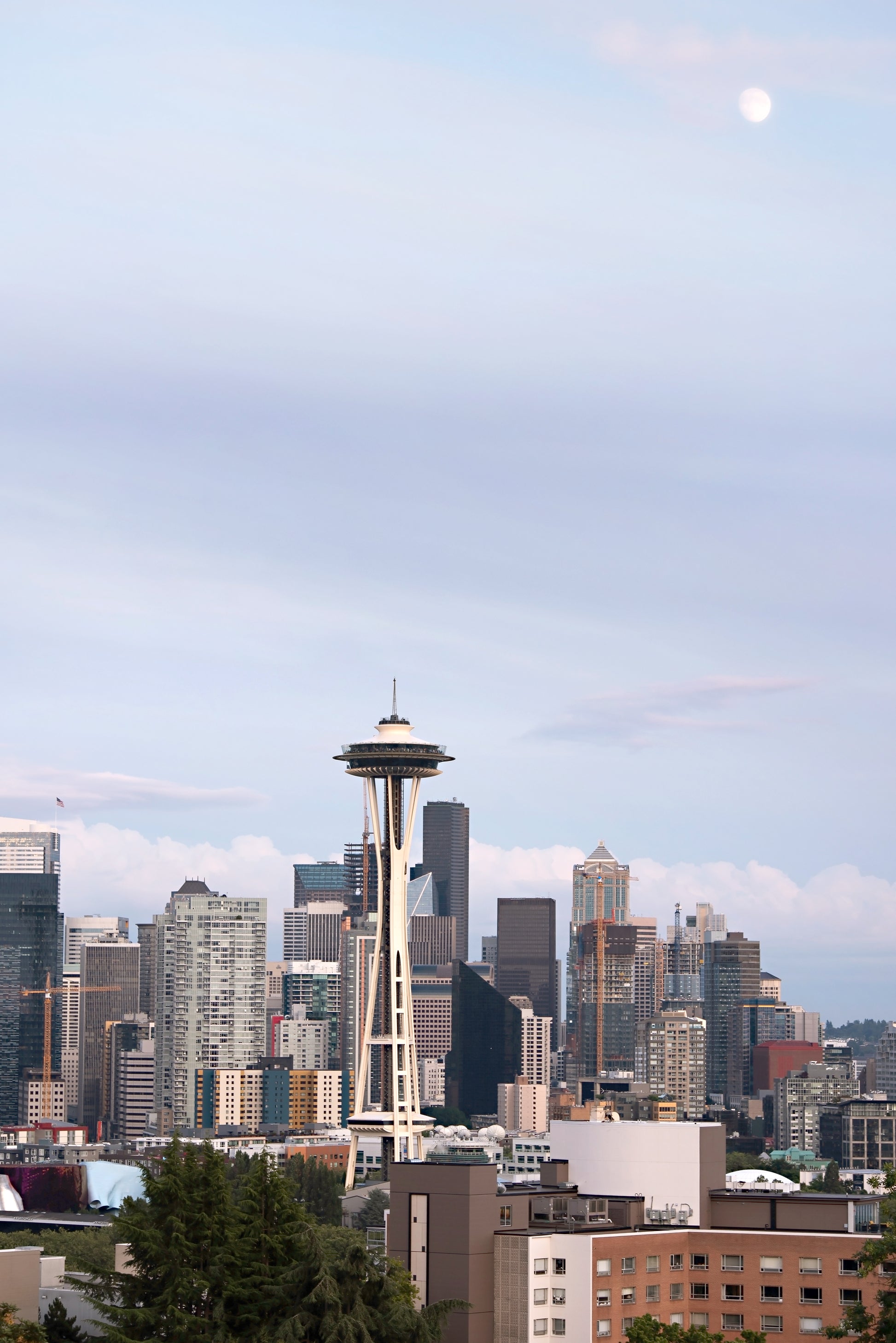 Space Needle Canvas | Seattle Skyline Print | 17 Mile