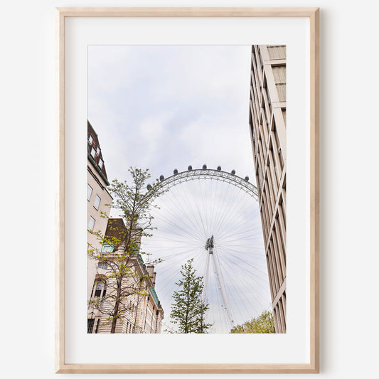 London Eye Canvas | London Ferris Wheel Art | 17 Mile