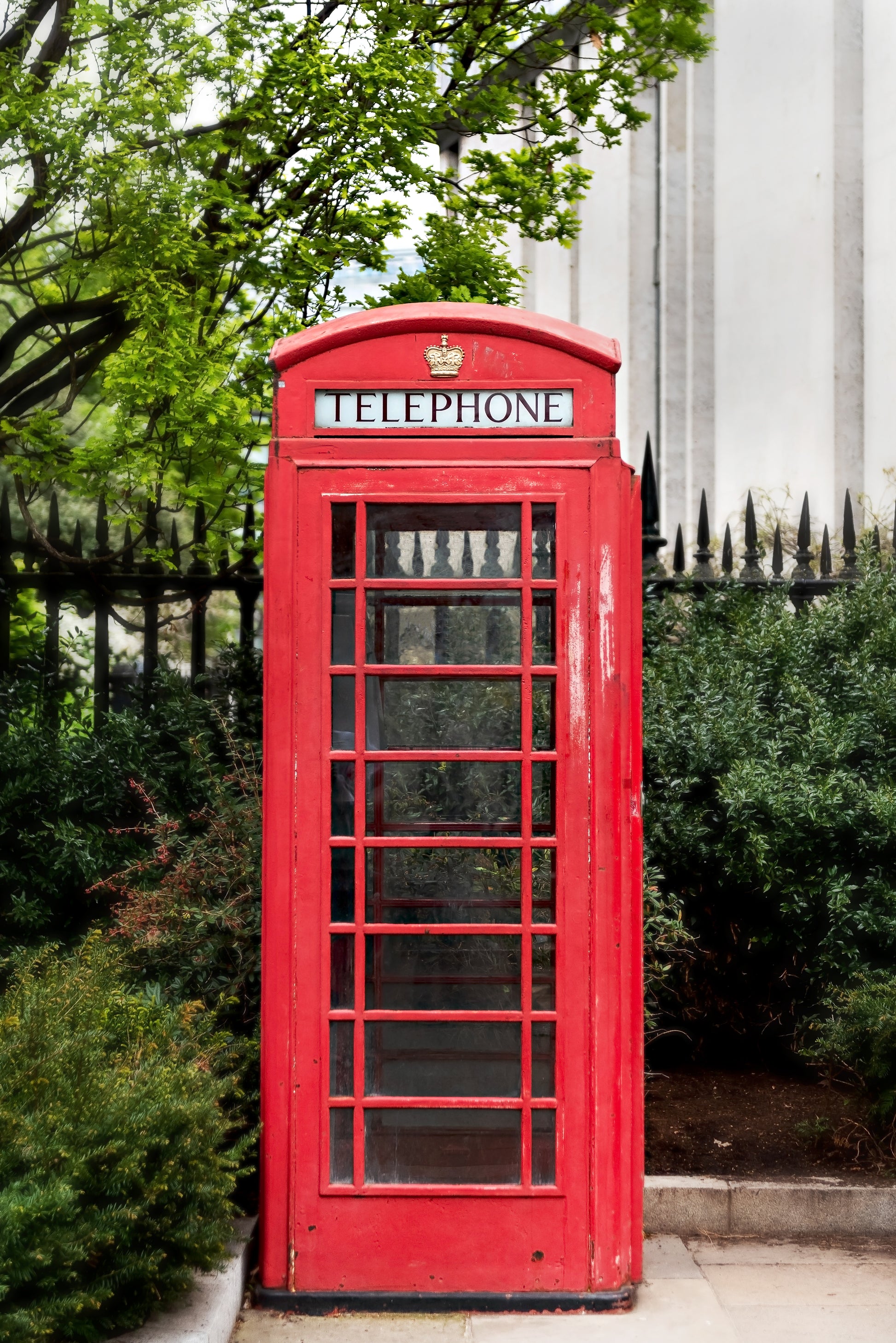 Red Phone Booth Canvas | Red Phone Booth Print | 17 Mile