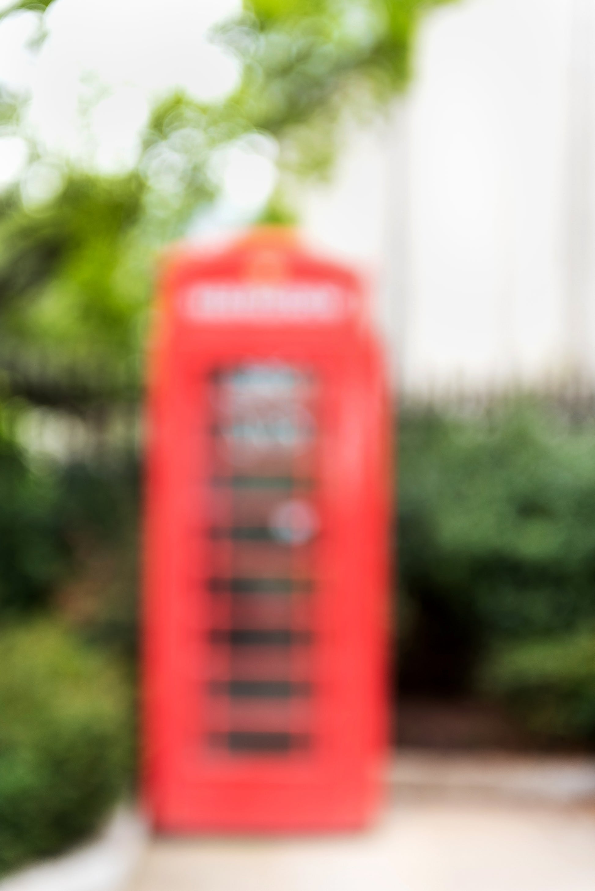 Red Phone Booth Print | Red Phone Booth Canvas | 17 Mile
