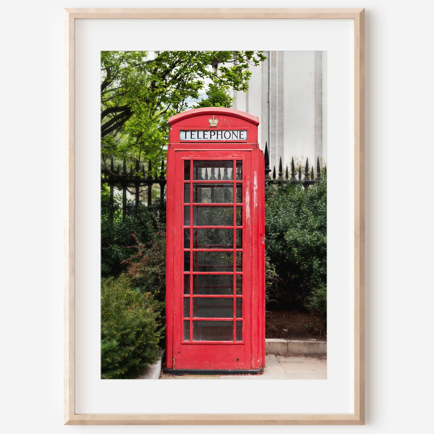 Red Phone Booth Canvas | Red Phone Booth Print | 17 Mile