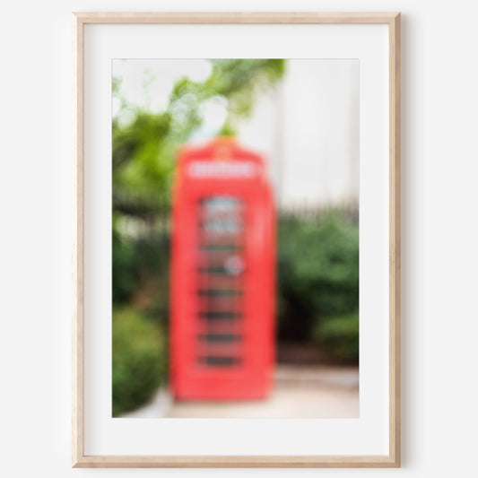 Red Phone Booth Print | Red Phone Booth Canvas | 17 Mile