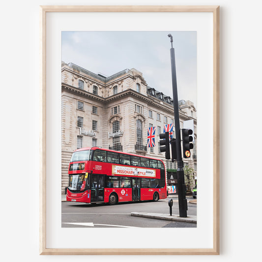 Double Decker Bus Print | Decker Bus Print | 17 Mile