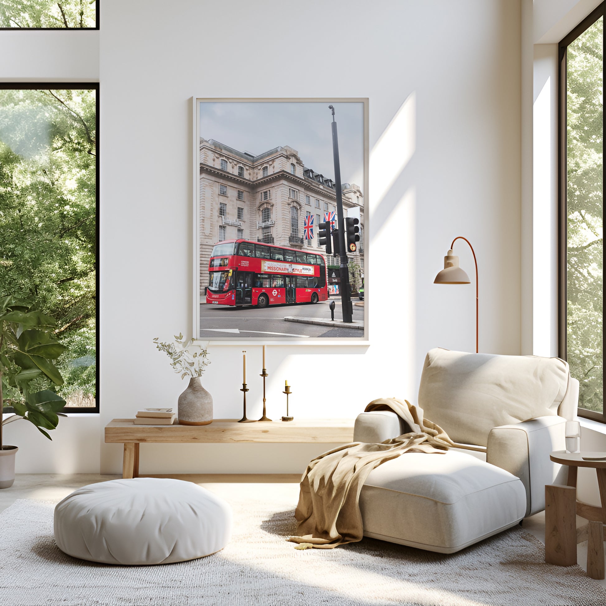 Double Decker Bus Print | Decker Bus Print | 17 Mile