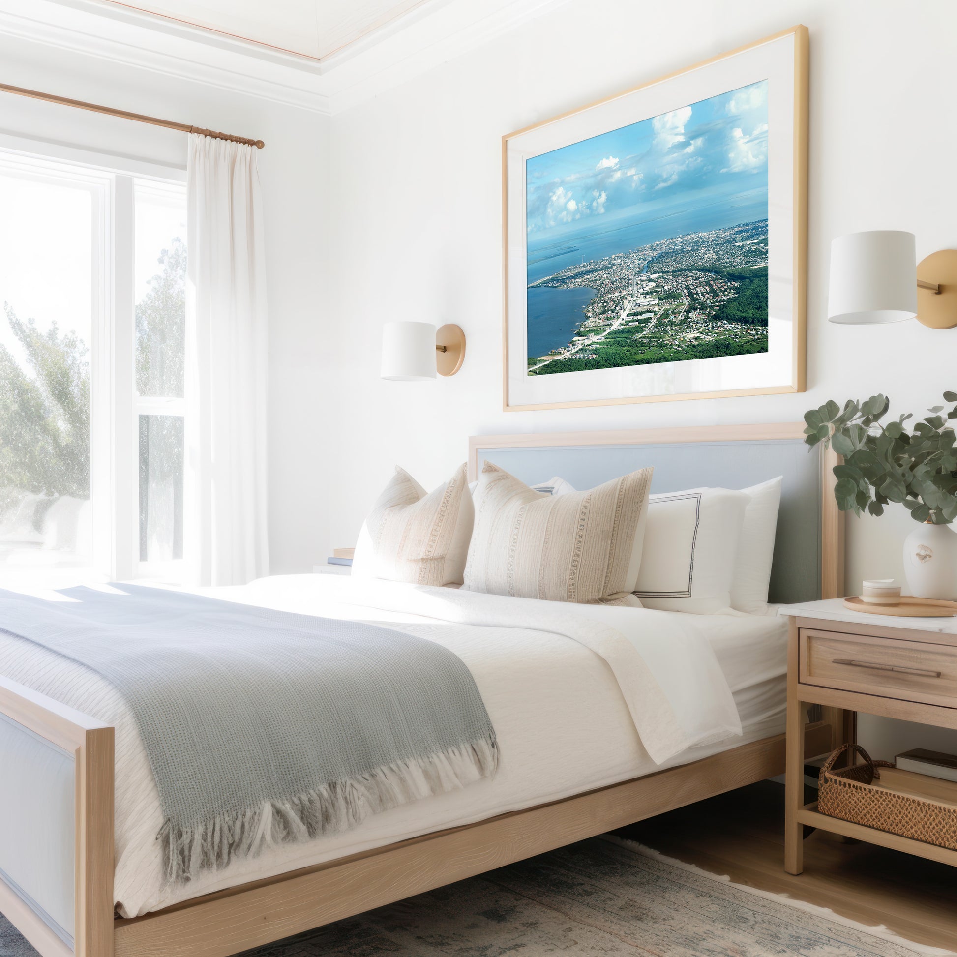 Aerial Belize Print | Island Aerial Canvas | 17 Mile
