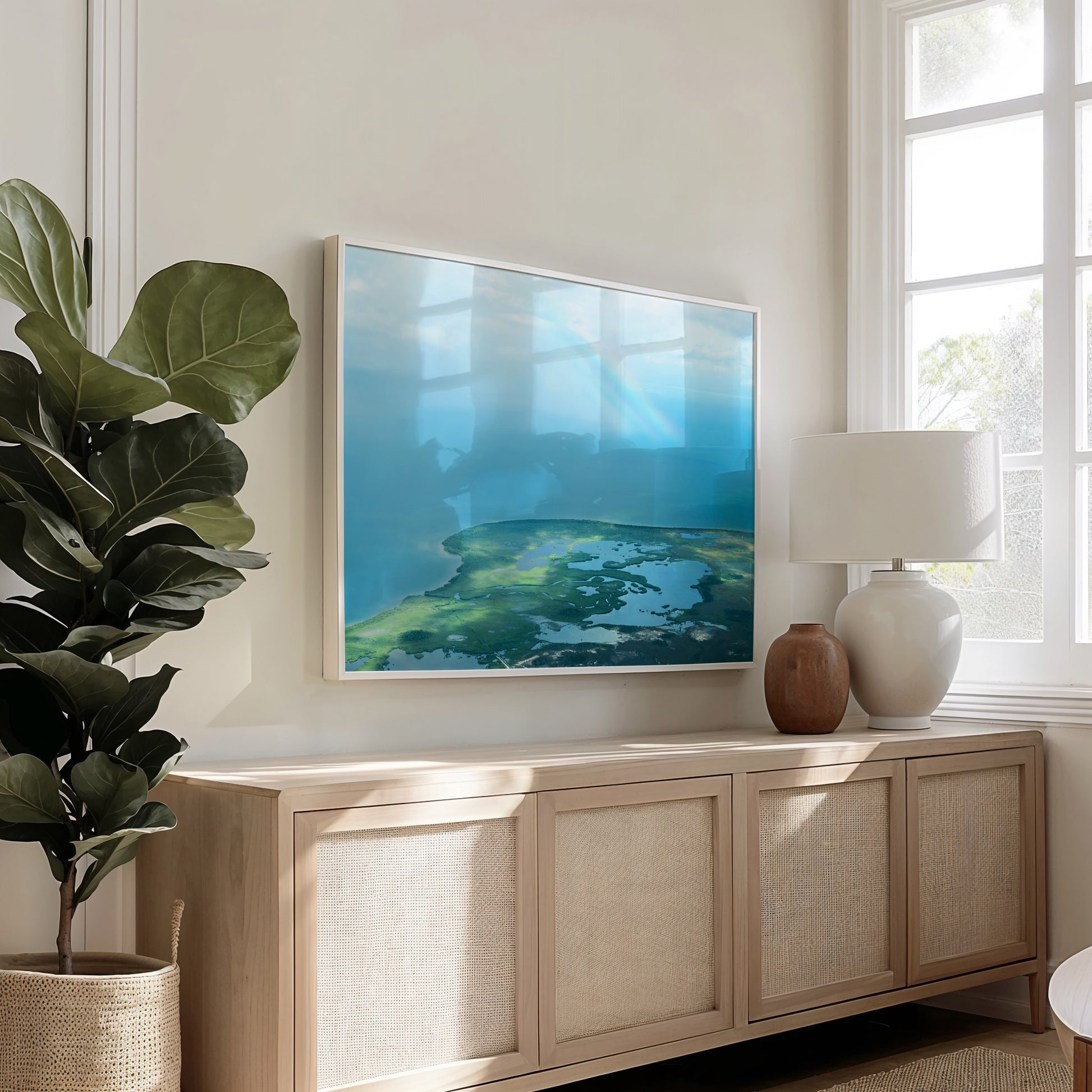 Aerial Ocean Print | Aerial Ocean Canvas | 17 Mile