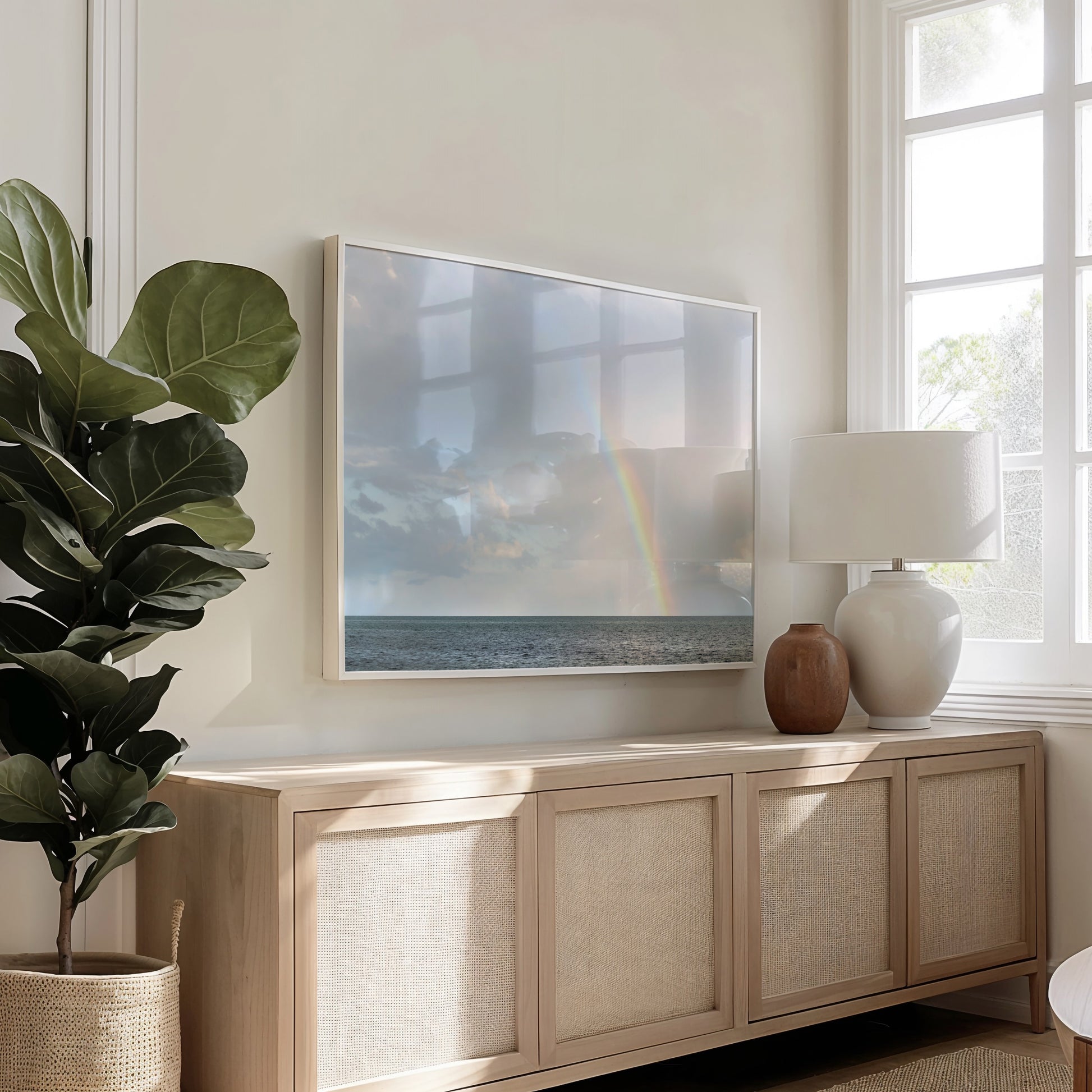 Ocean Rainbow Print | Rainbow Print Canvas | 17 Mile