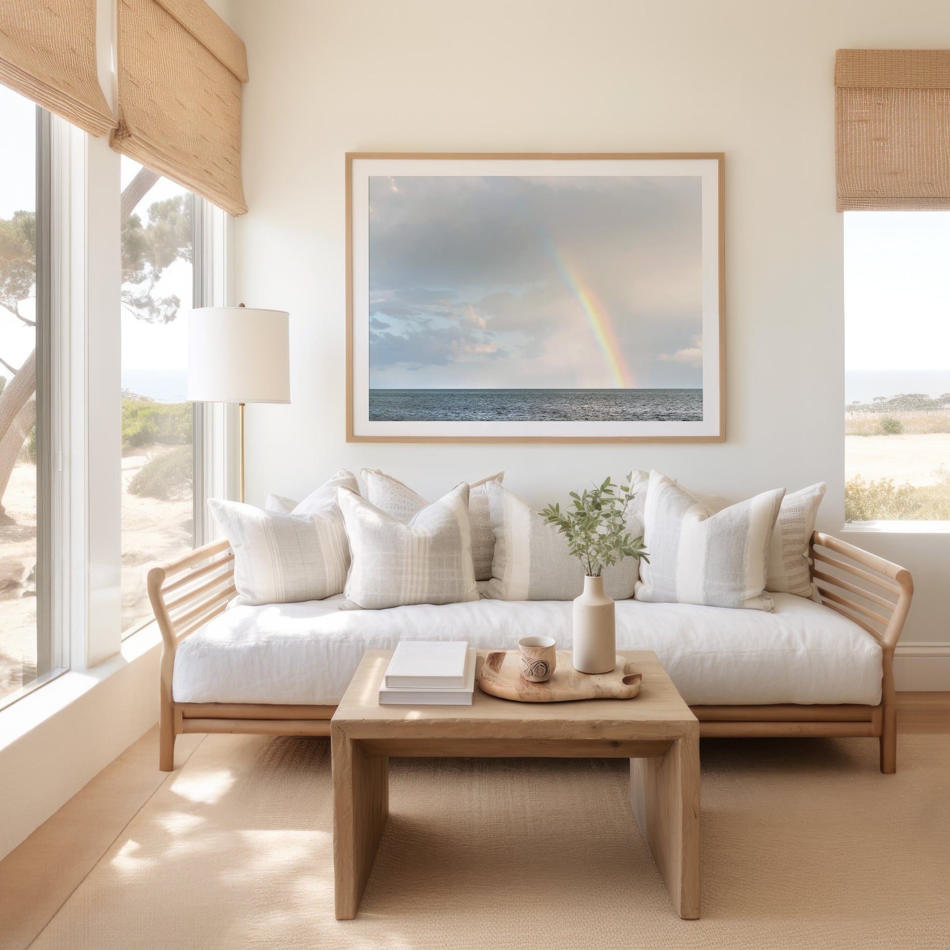 Ocean Rainbow Print | Rainbow Print Canvas | 17 Mile