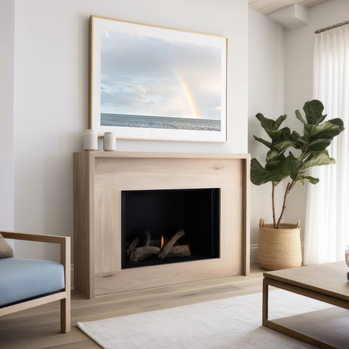 Ocean Rainbow Print | Rainbow Print Canvas | 17 Mile