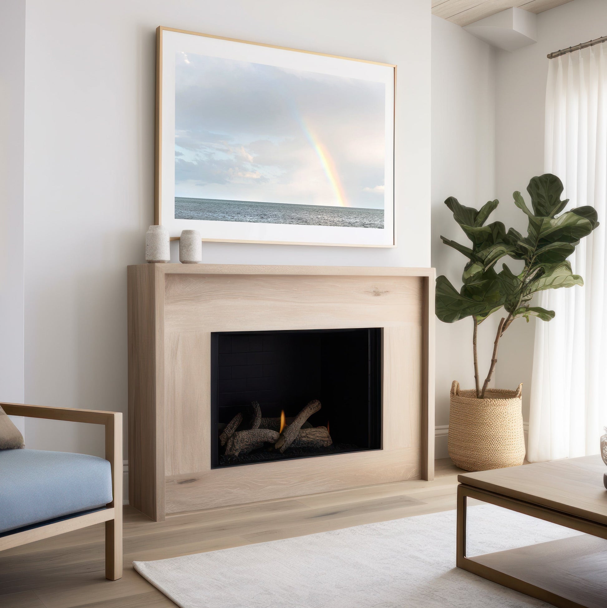 Ocean Rainbow Print | Rainbow Print Canvas | 17 Mile