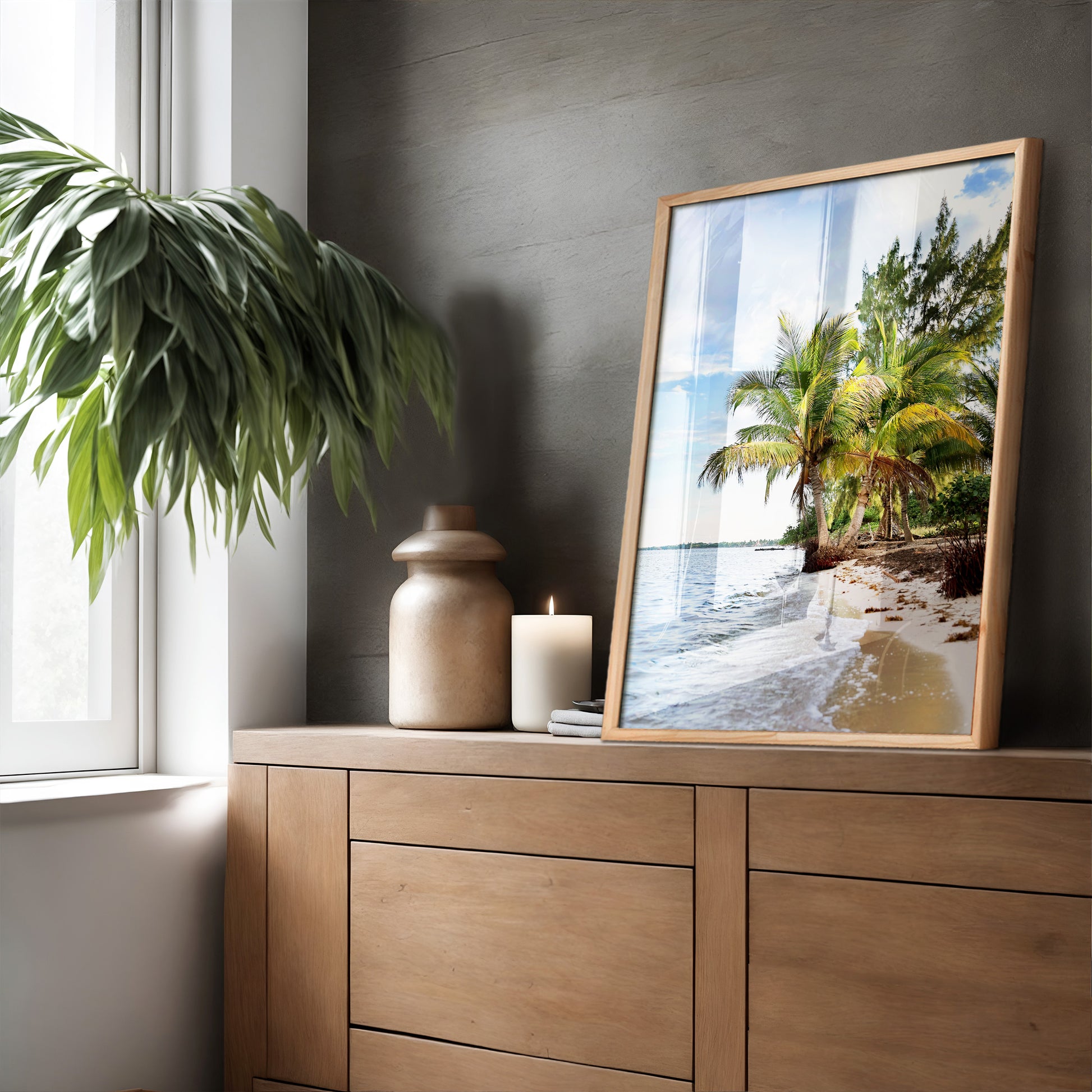 Tropical Wall Canvas | Beach Wall Canvas | 17 Mile