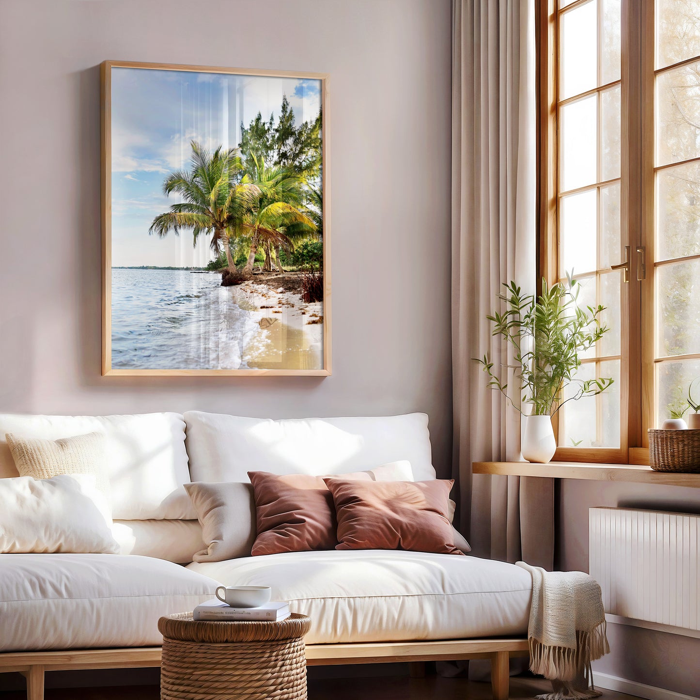 Tropical Wall Canvas | Beach Wall Canvas | 17 Mile