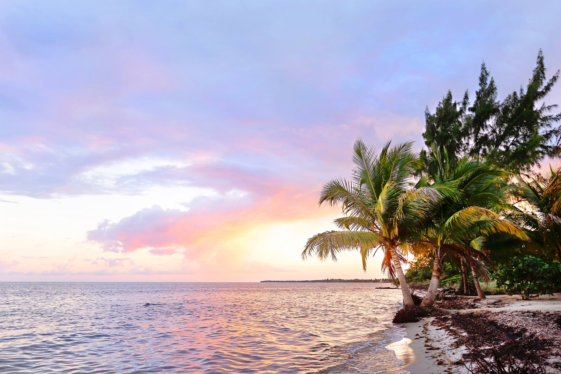 Belize Home Decor Canvas | Sunset Print Canvas | 17 Mile