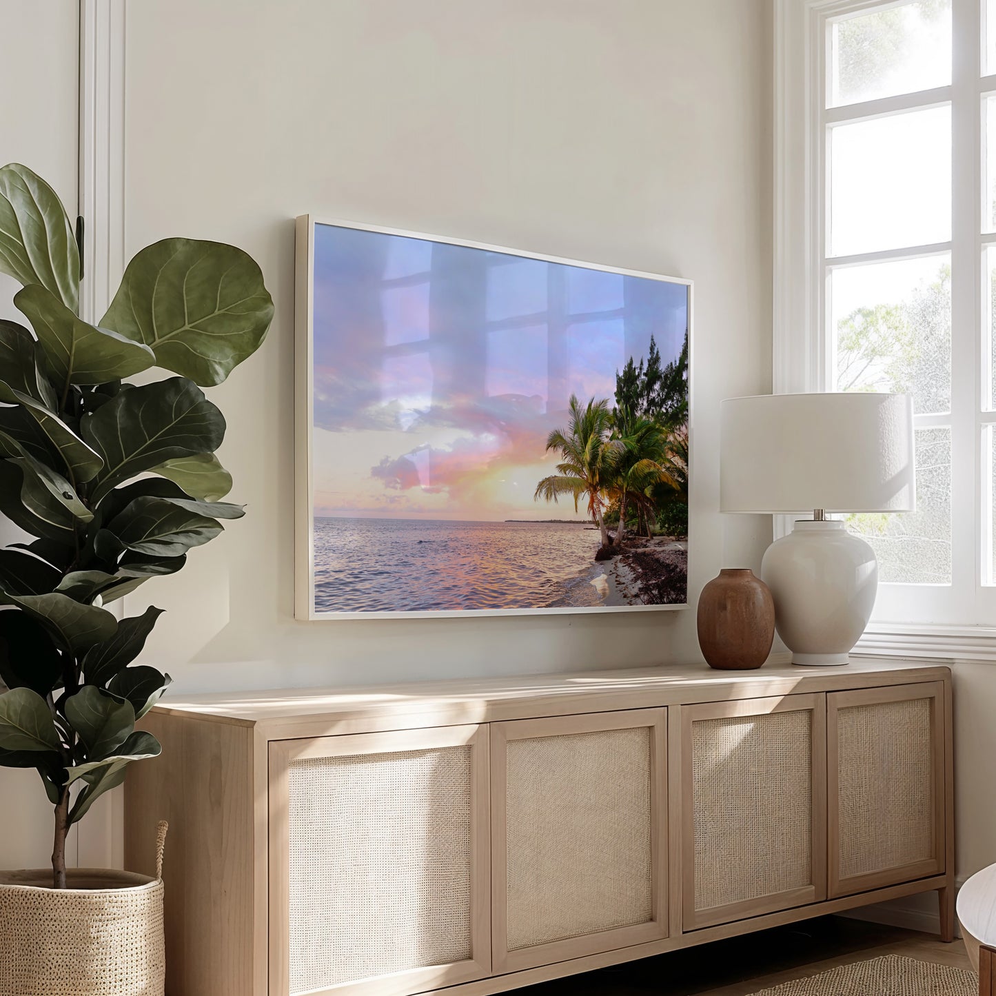 Belize Home Decor Canvas | Sunset Print Canvas | 17 Mile