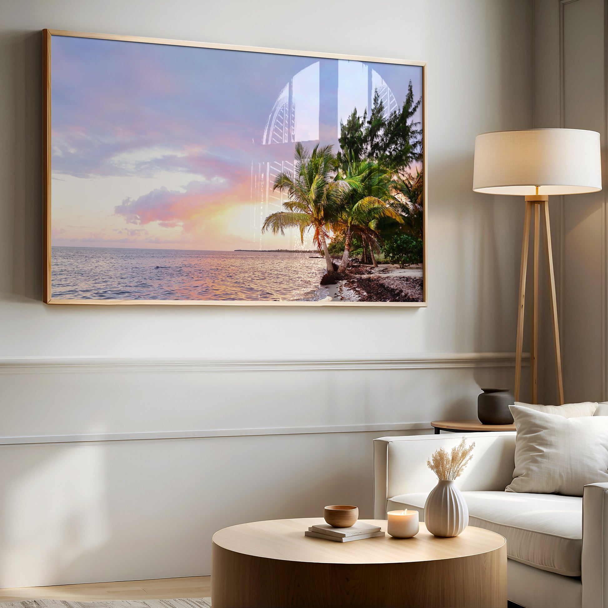 Belize Home Decor Canvas | Sunset Print Canvas | 17 Mile