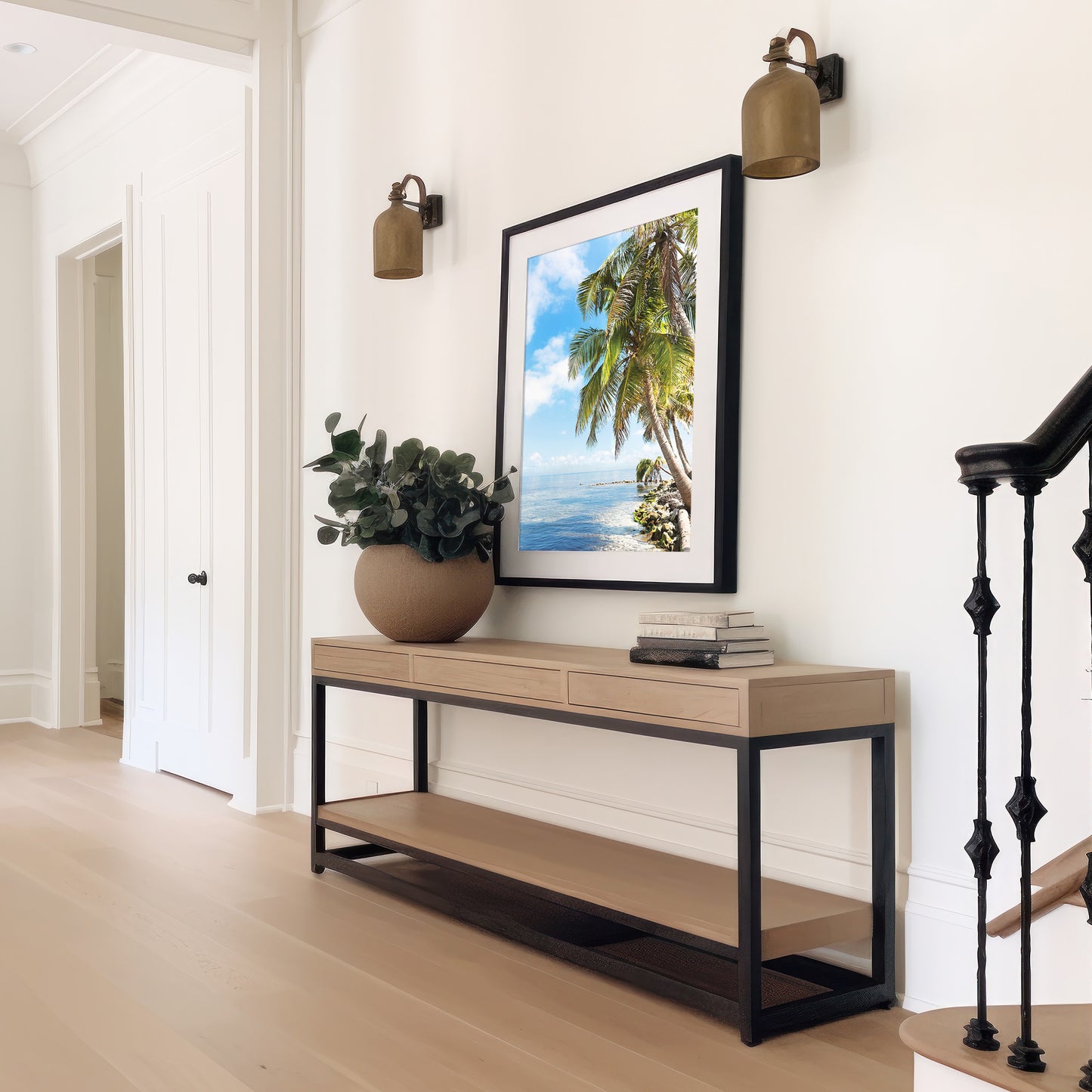 Framed Canvas Wall Art | Palm Trees Print | 17 Mile