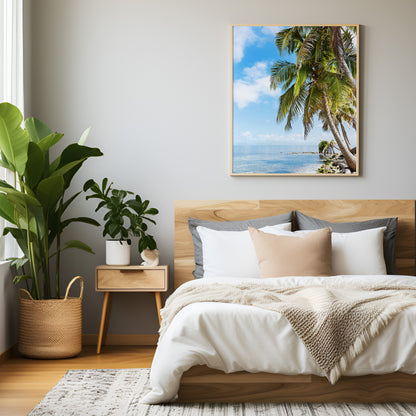 Framed Canvas Wall Art | Palm Trees Print | 17 Mile