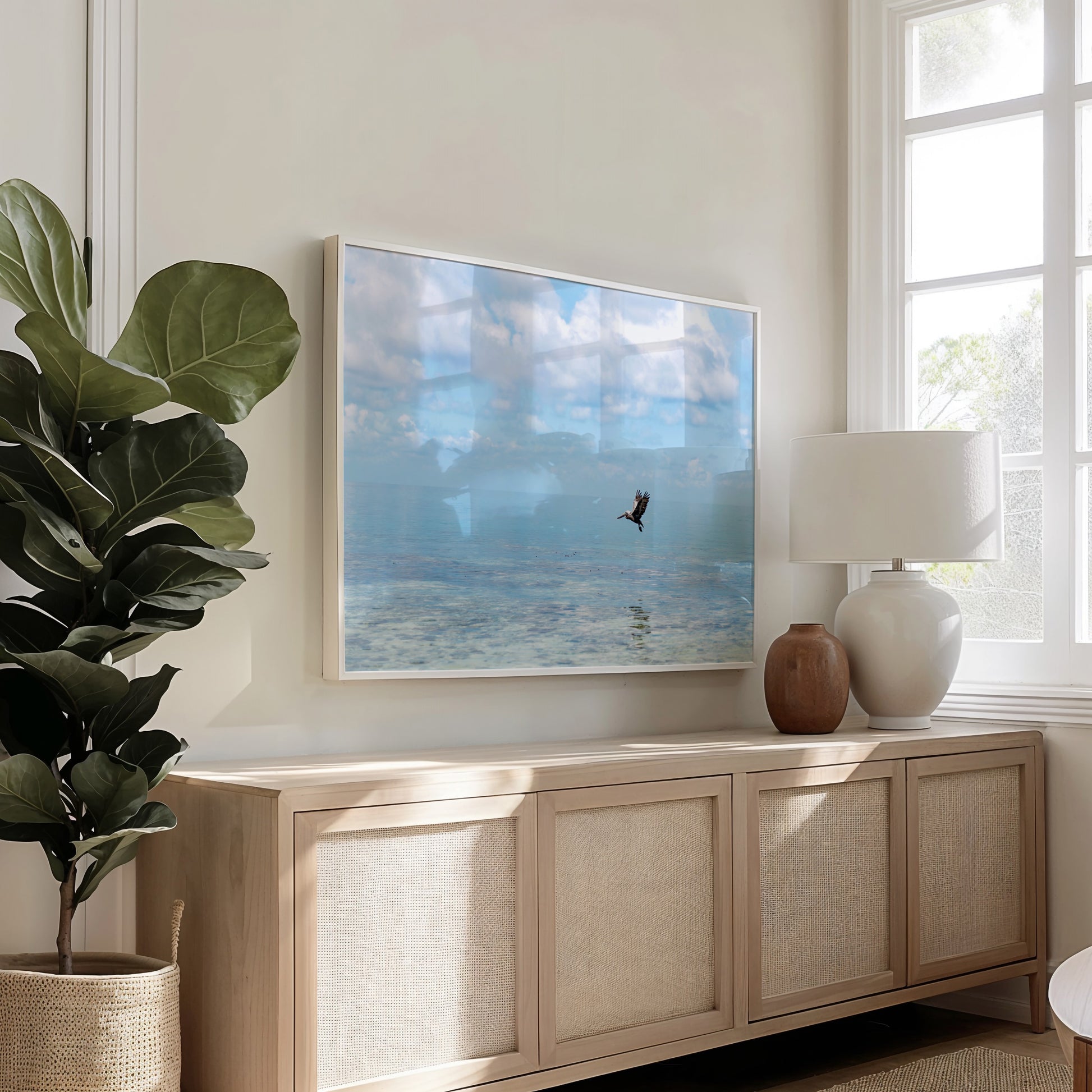 Flying Pelican Print | Flying Pelican Canvas | 17 Mile