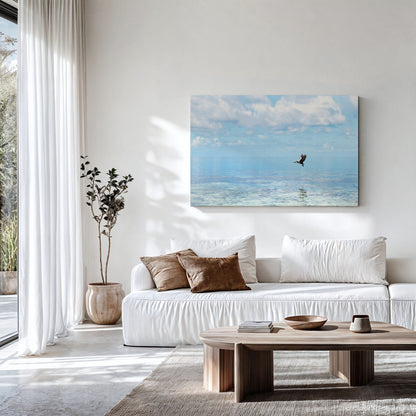 Flying Pelican Print | Flying Pelican Canvas | 17 Mile