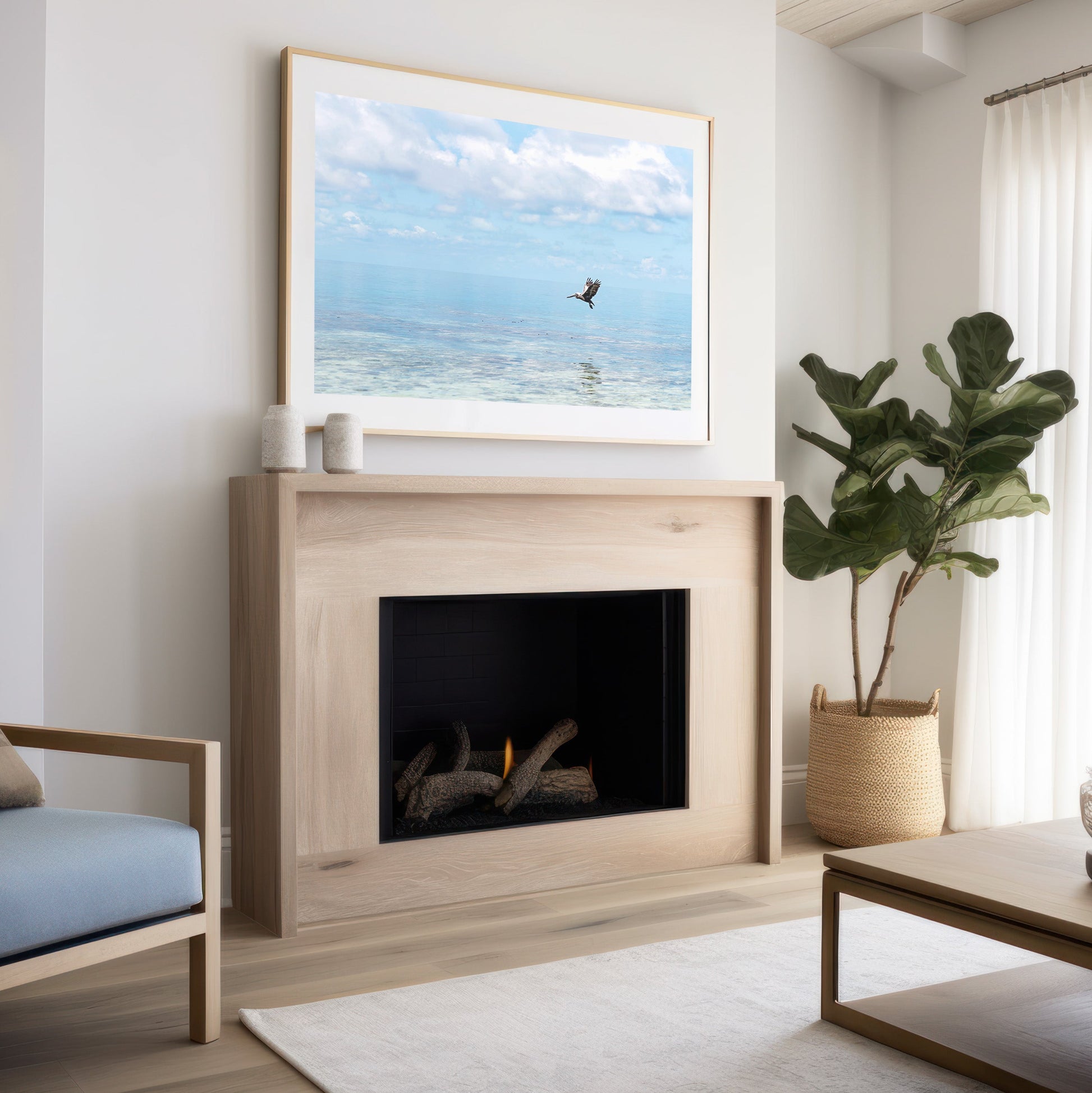 Flying Pelican Print | Flying Pelican Canvas | 17 Mile