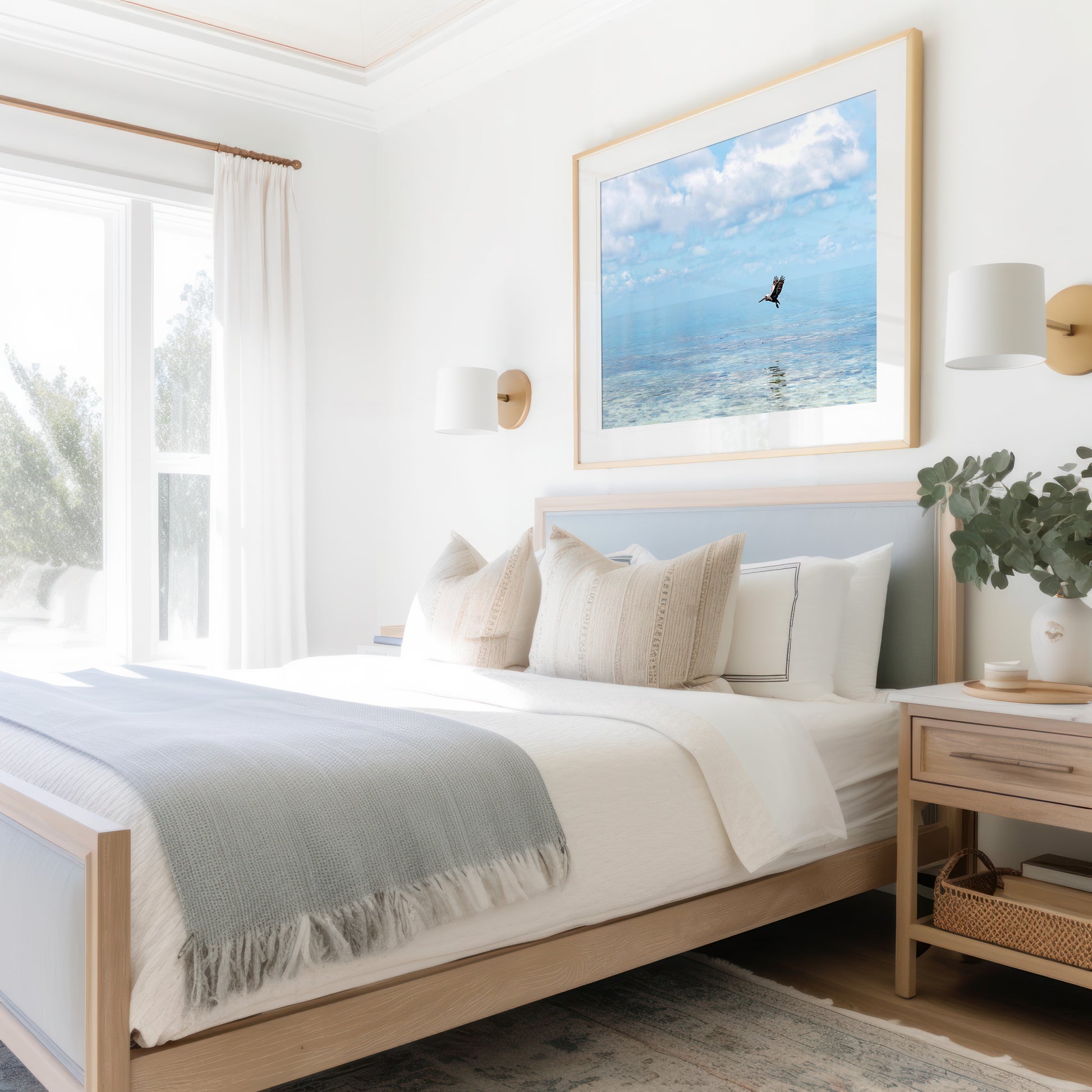 Flying Pelican Print | Flying Pelican Canvas | 17 Mile