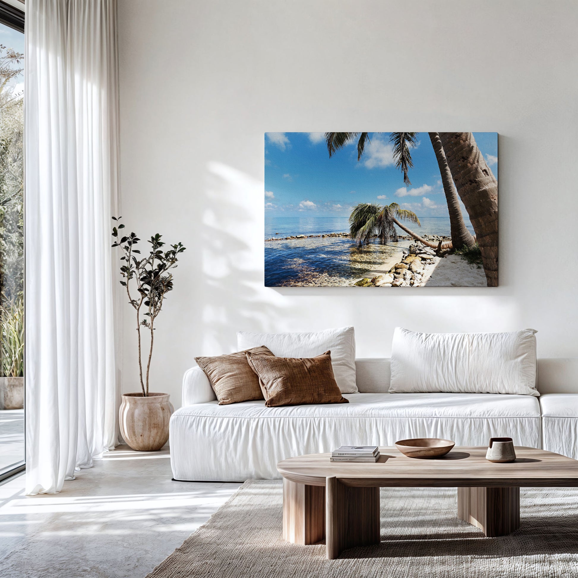 Ocean View Canvas | Beach View Canvas | 17 Mile