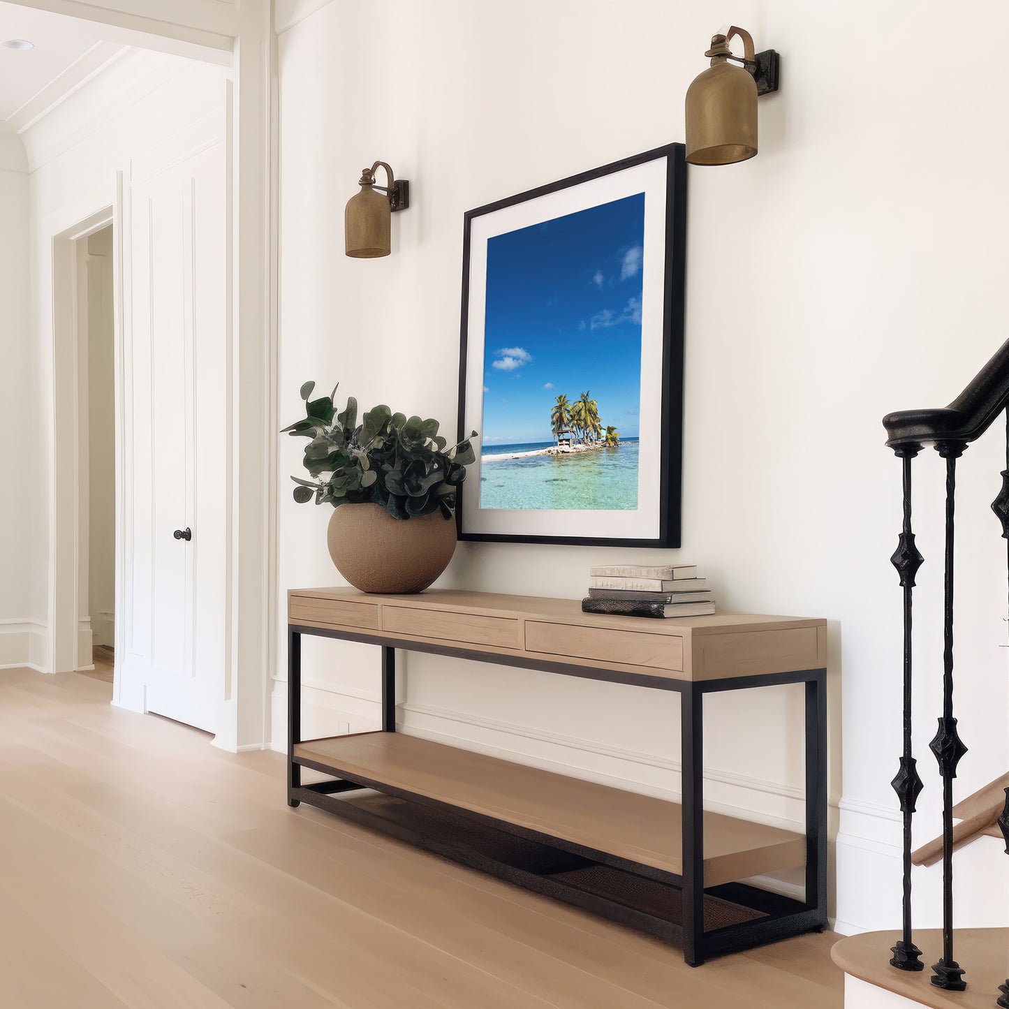 Belize Island Print | Ocean View Wall Art | 17 Mile