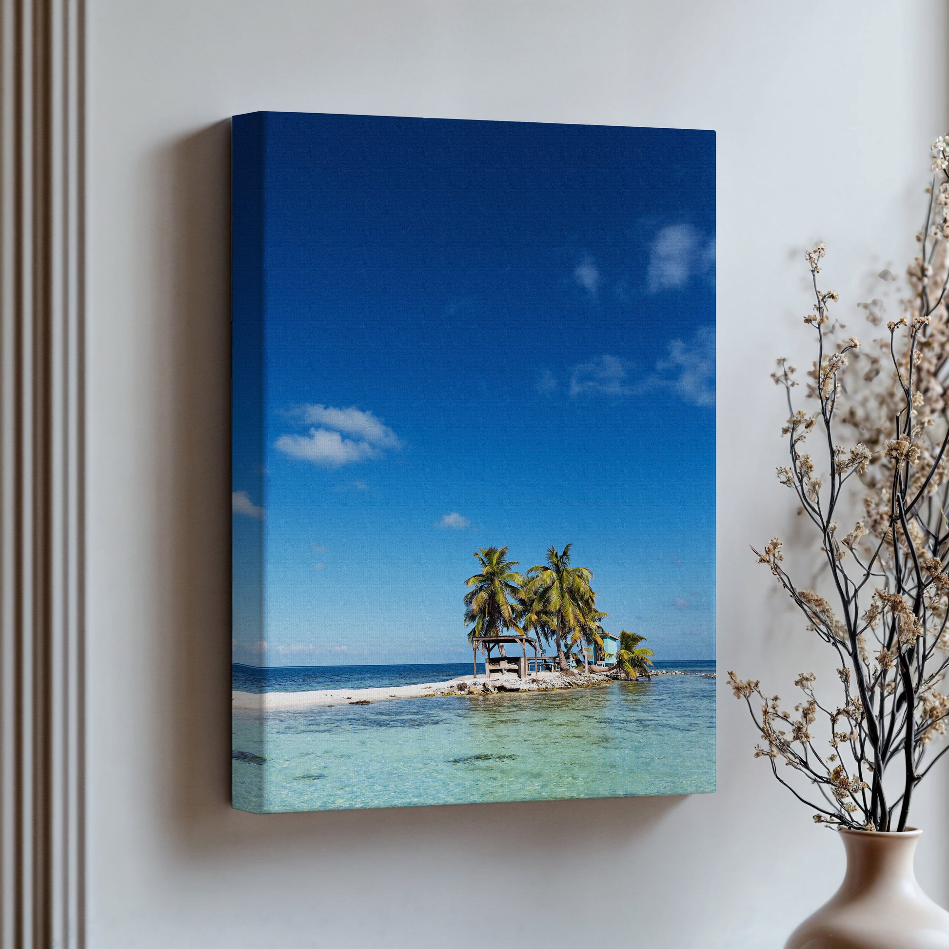 Belize Island Print | Ocean View Wall Art | 17 Mile