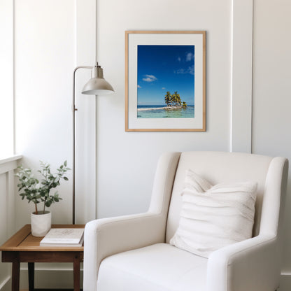 Belize Island Print | Ocean View Wall Art | 17 Mile