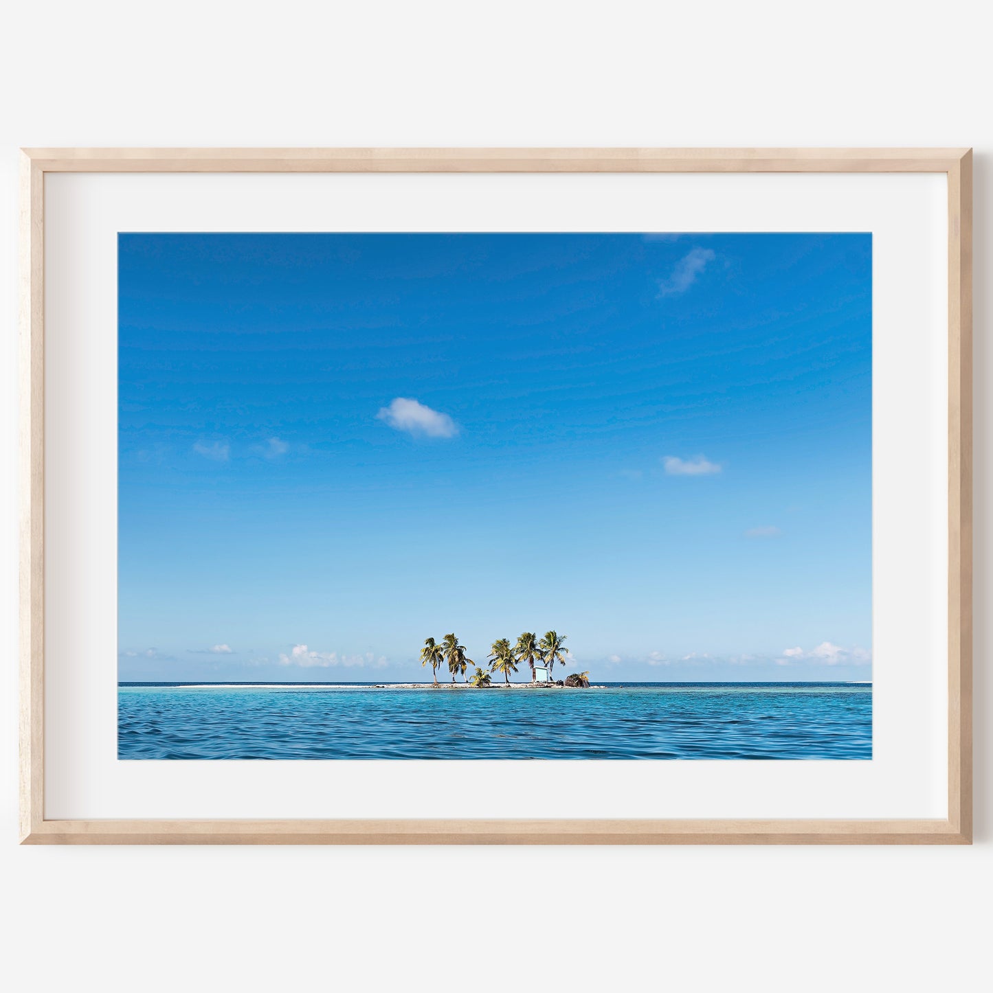 Belize Island Wall Art | Belize Island Print | 17 Mile