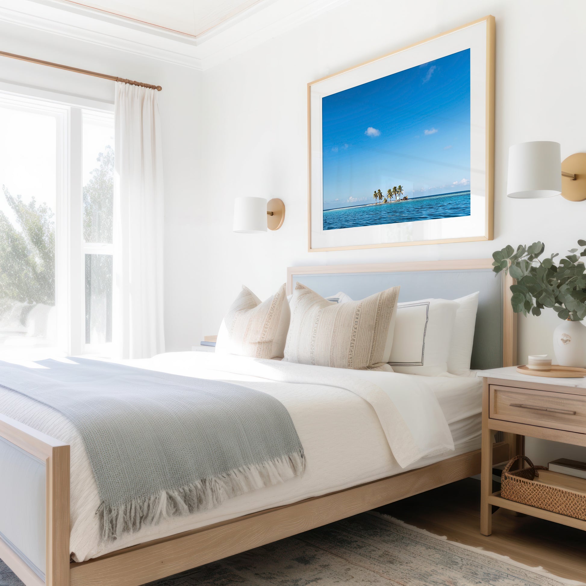 Belize Island Wall Art | Belize Island Print | 17 Mile