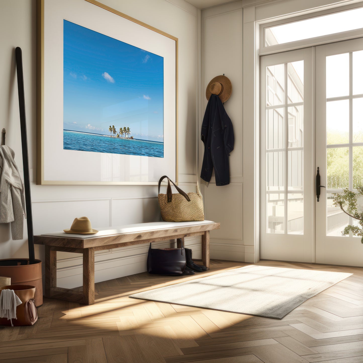 Belize Island Wall Art | Belize Island Print | 17 Mile