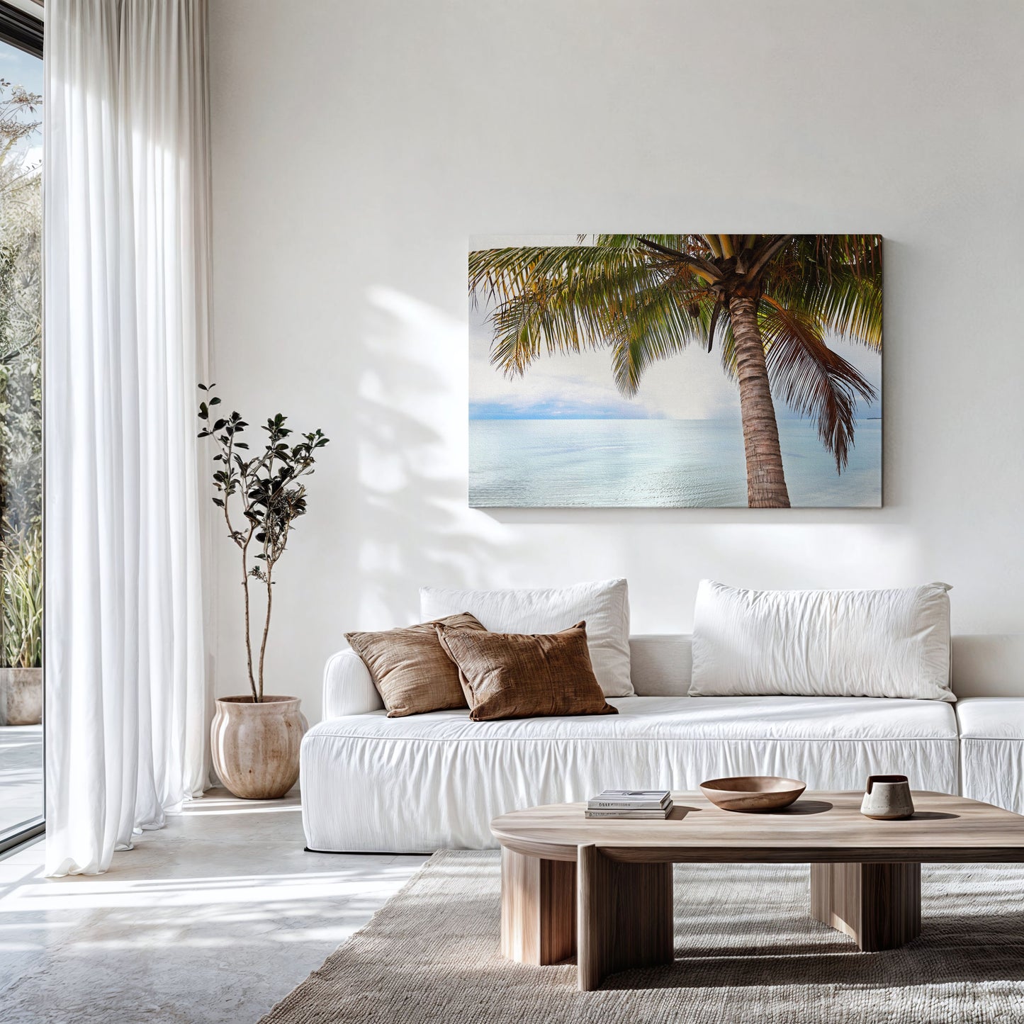 Palm Tree Wall Art | Palm Tree Canvas | 17 Mile