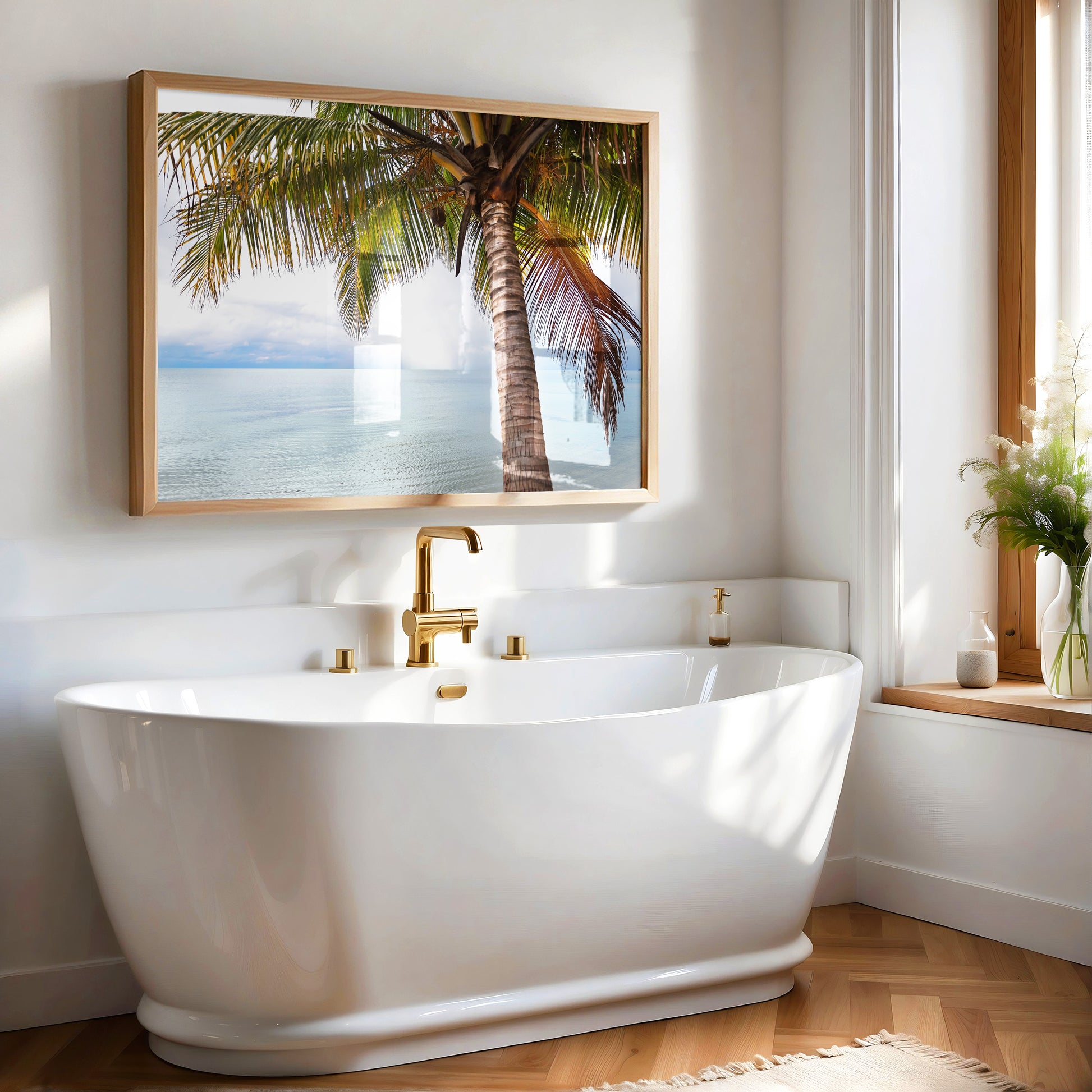 Palm Tree Wall Art | Palm Tree Canvas | 17 Mile