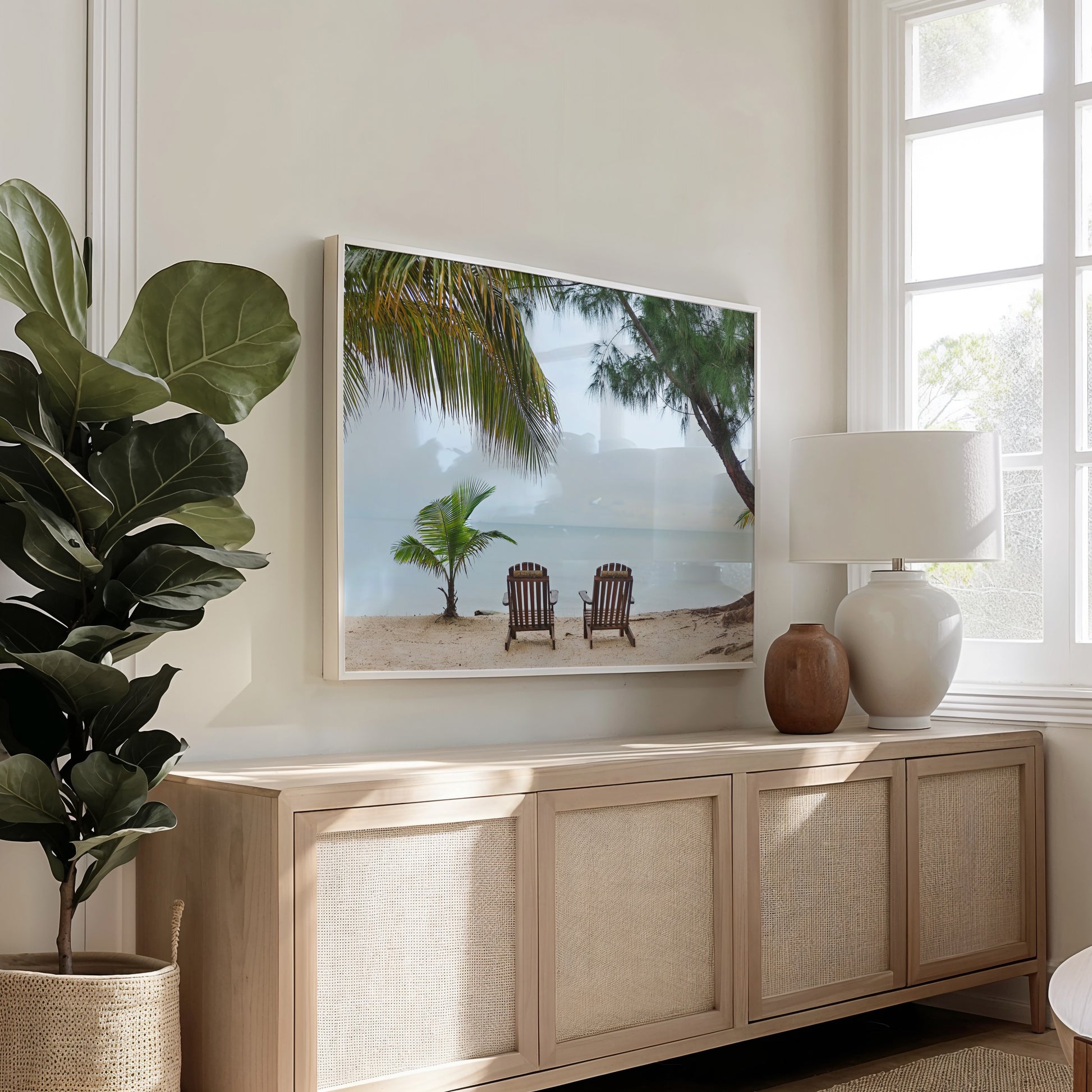 Caribbean Sea Canvas | Belize Ocean Print | 17 Mile