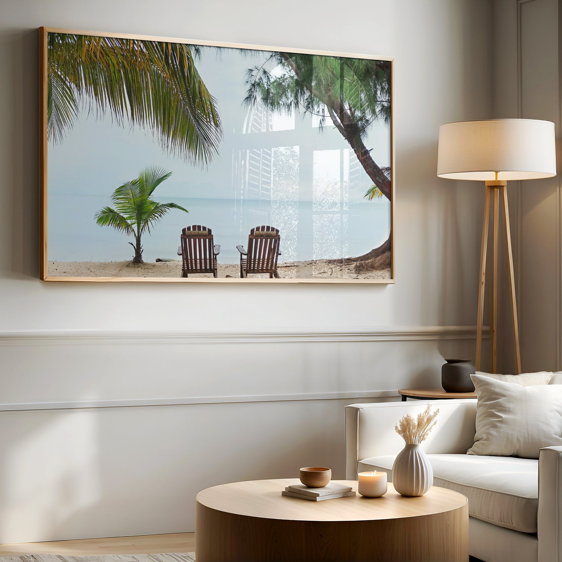 Caribbean Sea Canvas | Belize Ocean Print | 17 Mile