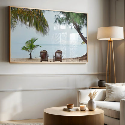 Caribbean Sea Canvas | Belize Ocean Print | 17 Mile