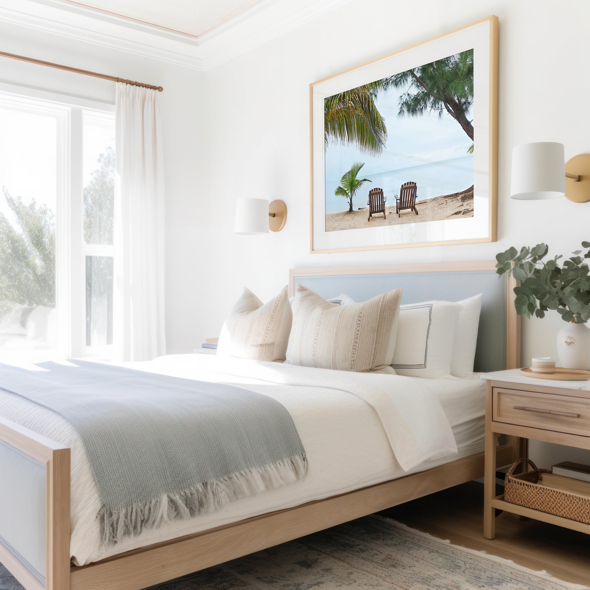 Caribbean Sea Canvas | Belize Ocean Print | 17 Mile