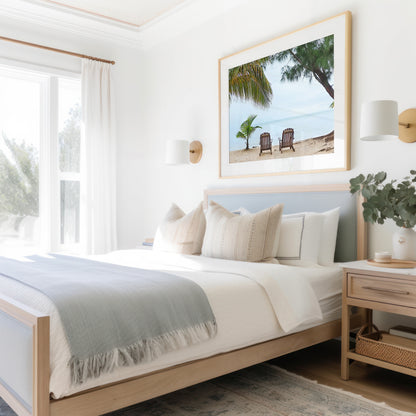 Caribbean Sea Canvas | Belize Ocean Print | 17 Mile