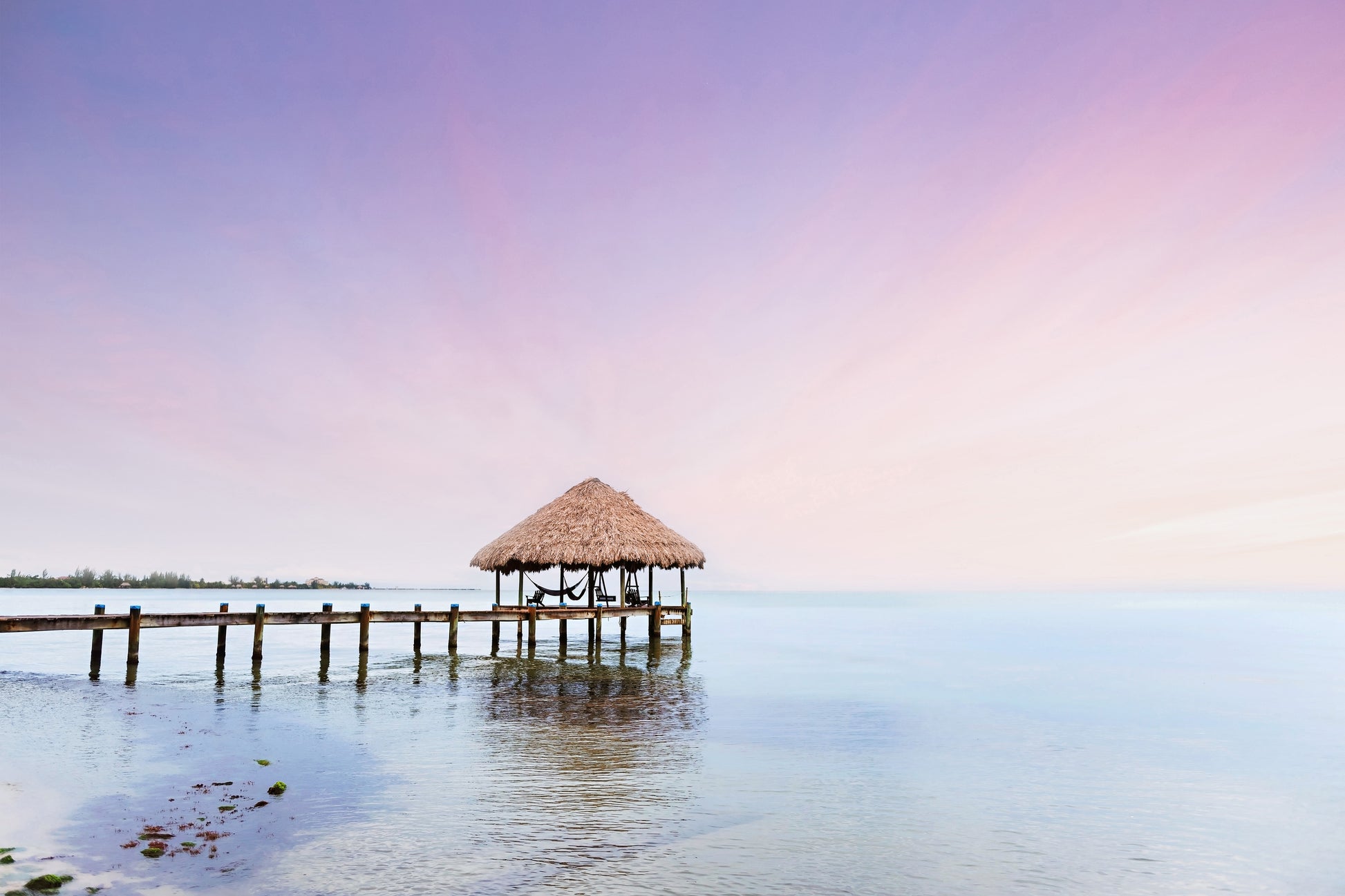 Oceanfront Bungalow Print | Wall Decor Canvas | 17 Mile