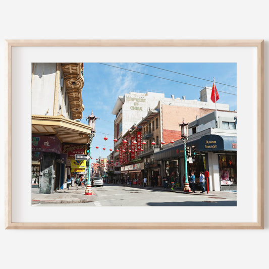Chinatown Print Canvas | Chinatown Wall Art | 17 Mile