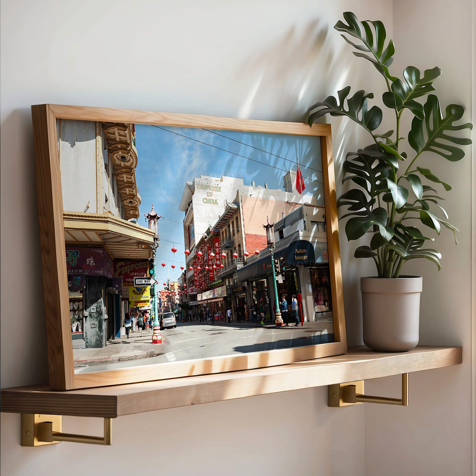 Chinatown Print Canvas | Chinatown Wall Art | 17 Mile
