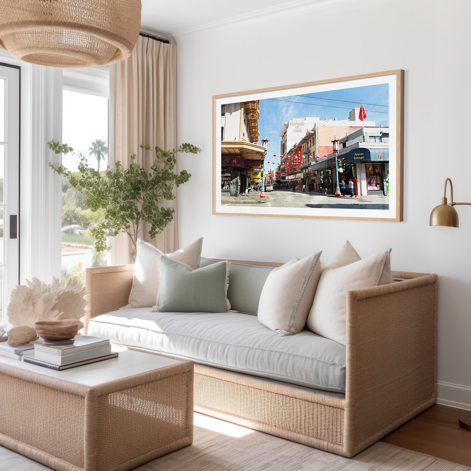 Chinatown Print Canvas | Chinatown Wall Art | 17 Mile