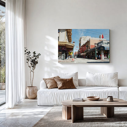 Chinatown Print Canvas | Chinatown Wall Art | 17 Mile