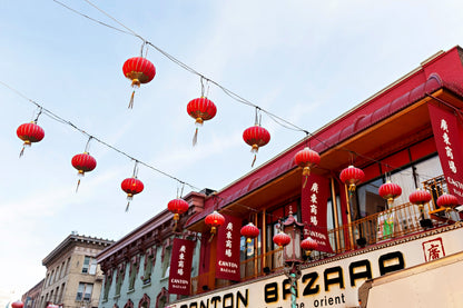 Chinese lanterns canvas | Chinese lanterns print | 17 Mile