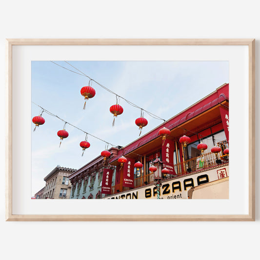 Chinese lanterns canvas | Chinese lanterns print | 17 Mile